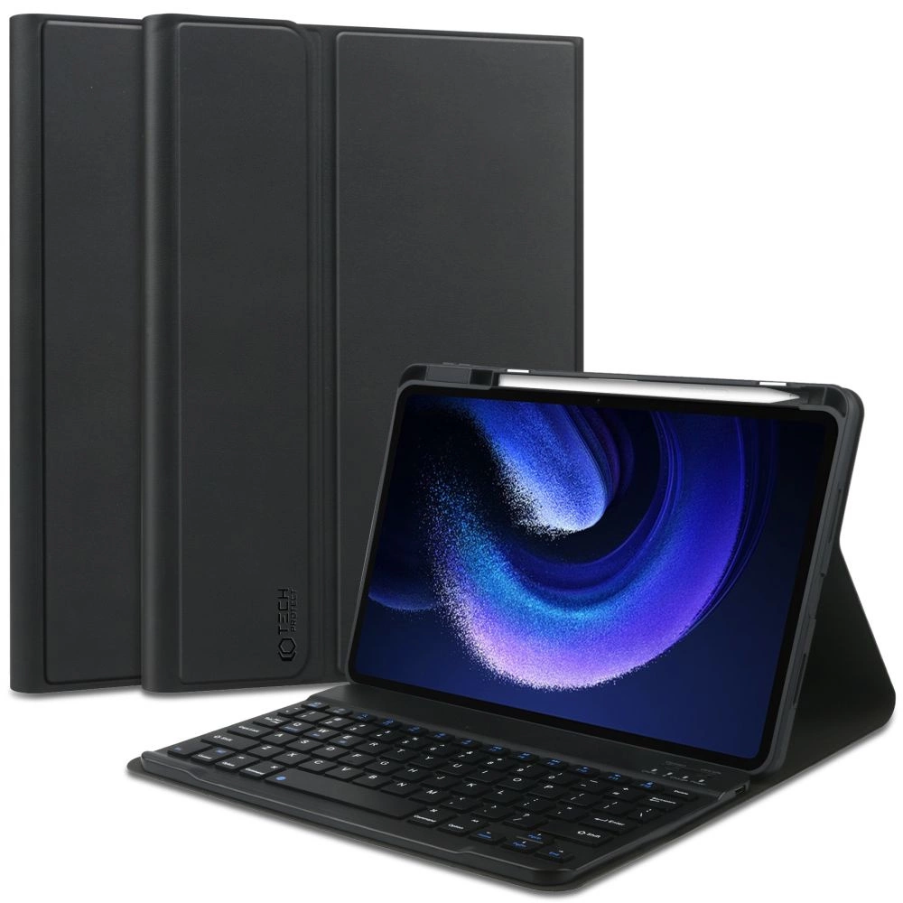 Xiaomi Pad 6 / Pro 11'' Tech-Protect SC Pen Case Cover with Bluetooth Keyboard, Black | Чехол Книжка для...