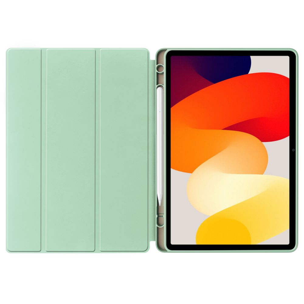 Xiaomi Redmi Pad SE 11\'\' Tech-Protect SC Pen Protective Cover Case, Light Green | Чехол Книжка для...