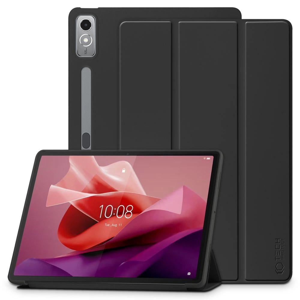 Lenovo Tab P12 12.7'' ( TB-370 ) Trifold Tech-Protect SmartCase Protective Cover Case, Black