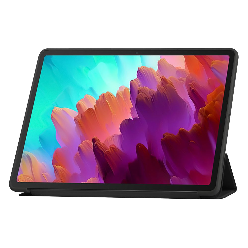 Lenovo Tab P12 12.7\'\' ( TB-370 ) Trifold Tech-Protect SmartCase Protective Cover Case, Black | Planšetes Vāciņš...