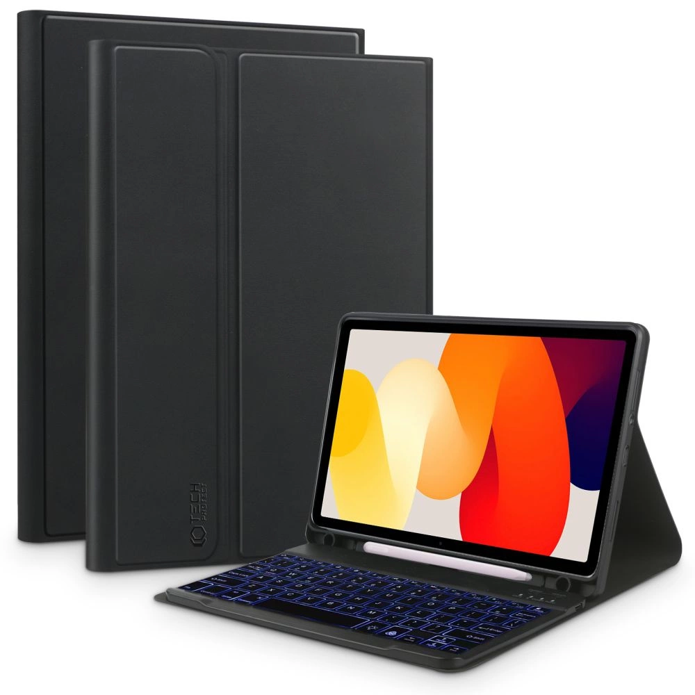 Xiaomi Redmi Pad SE 11'' Tech-Protect SC Pen Case Cover with Bluetooth Keyboard, Black | Vāks Apvalks Pārvalks...