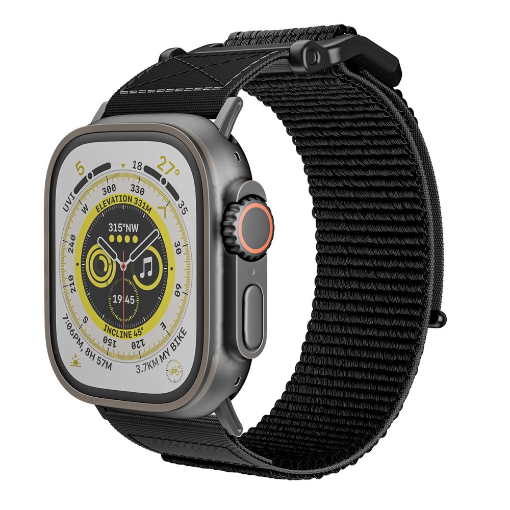 Tech-Protect Scout siksniņa Apple Watch 4 / 5 6 7 8 9 SE Ultra 1 2 (42/44/45/49 mm) - melna | strap for black