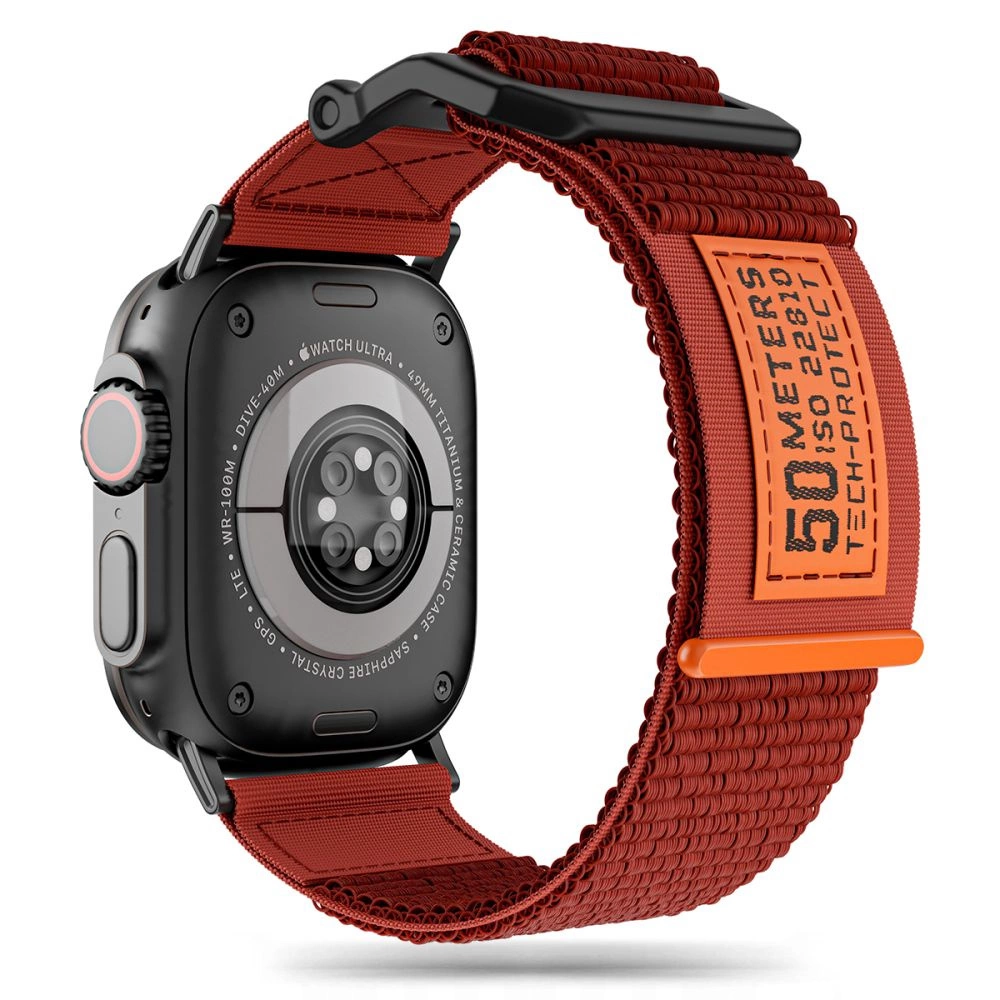 Ремешок Tech-Protect Scout для Apple Watch 4 / 5 6 7 8 9 SE Ultra 1 2 (42/44/45/49 мм) - оранжевый