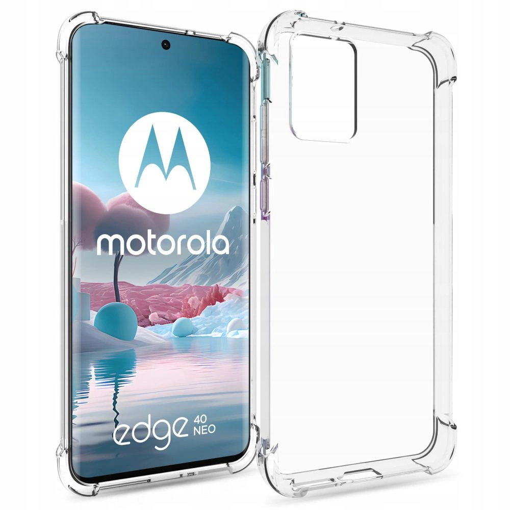 Motorola Edge 40 Neo Tech-Protect FlexAir Pro Cover Case, Transparent | Telefona Maciņš Vāciņš Apvalks Bampers