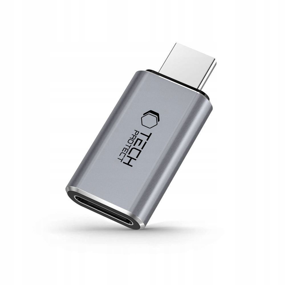 Tech-Protect UltraBoost USB-C (Male) / Lightning (Female) Adapter, Gray