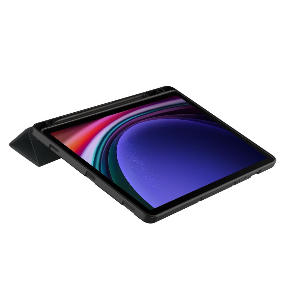 Samsung Galaxy Tab S9 FE 10.9\'\' (SM-X510 / X516B) Trifold Tech-Protect SC Pen Protective Cover Case, Black |...