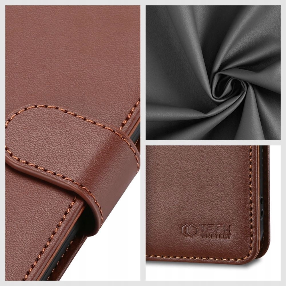 Vivo Y72 5G Tech-Protect Wallet Book Case Cover, Black | Чехол для Телефона Кабура Книжка