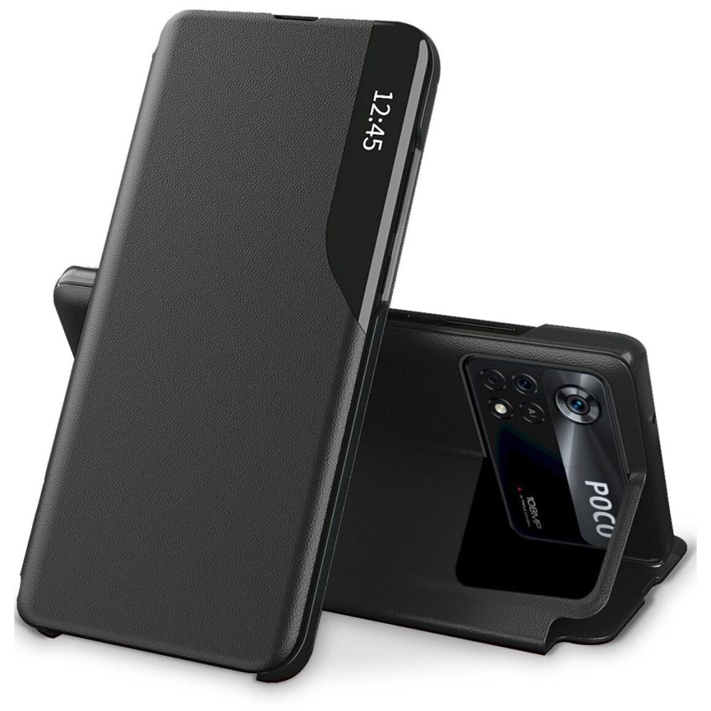 Xiaomi Poco M4 Pro 4G / LTE Tech-Protect Smart View Book Case Cover, Black