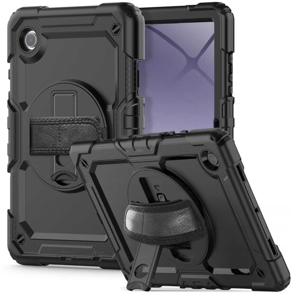 Samsung Galaxy Tab A9+ Plus (SM-X210, X215, X216B) Tech-Protect Solid360 Cover Case, Black | Чехол Книжка...