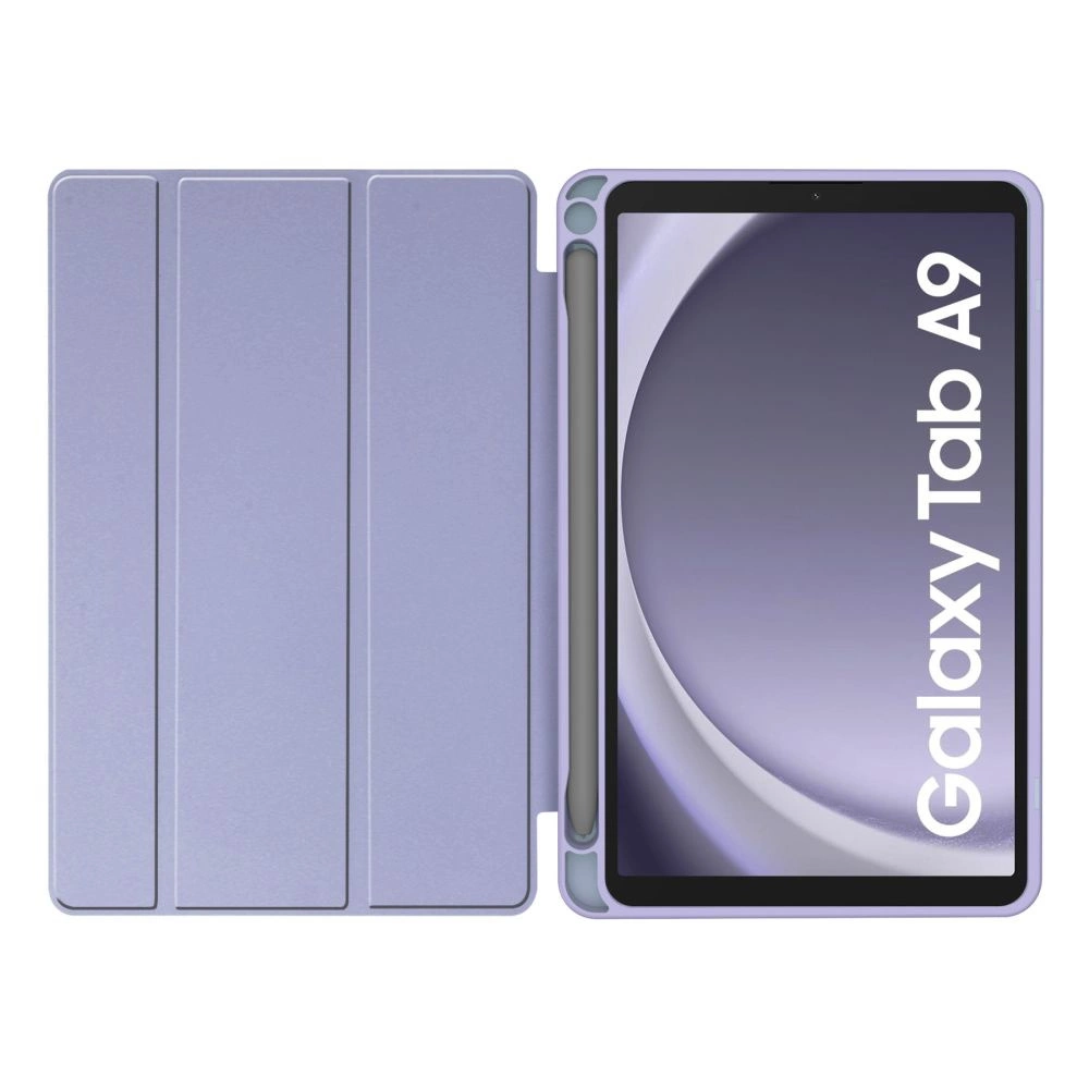 Samsung Galaxy Tab A9 ( SM-X110 / X115 ) Tech-Protect SC Pen Hybrid Cover Case, Purple Marble | Чехол Книжка...