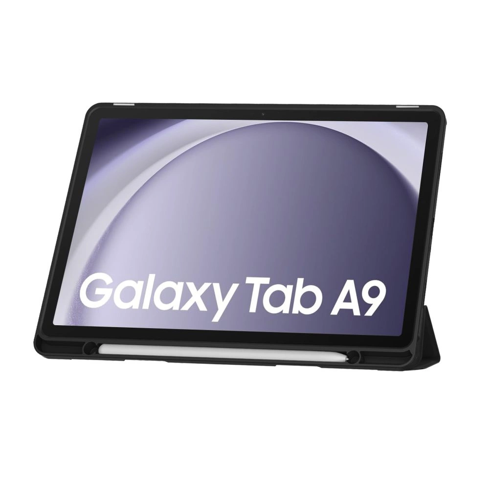 Samsung Galaxy Tab A9 ( SM-X110 / X115 ) Tech-Protect SC Pen Protective Cover Case, Black | Planšetes Vāciņš...