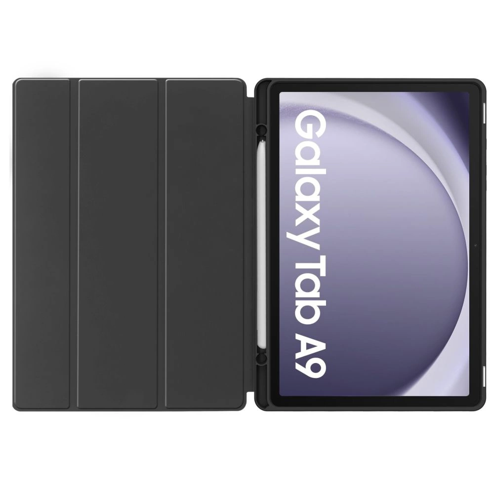 Samsung Galaxy Tab A9 ( SM-X110 / X115 ) Tech-Protect SC Pen Protective Cover Case, Black | Planšetes Vāciņš...