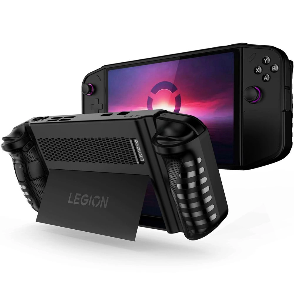 Lenovo Legion Go Tech-Protect TPUCarbon Fiber TPU Protective Case Cover, Black | Чехол Обложка Бампер...