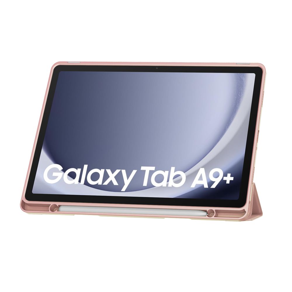 Samsung Galaxy Tab A9+ Plus (SM-X210, X215, X216B) Tech-Protect SC Pen Protective Cover Case, Pink