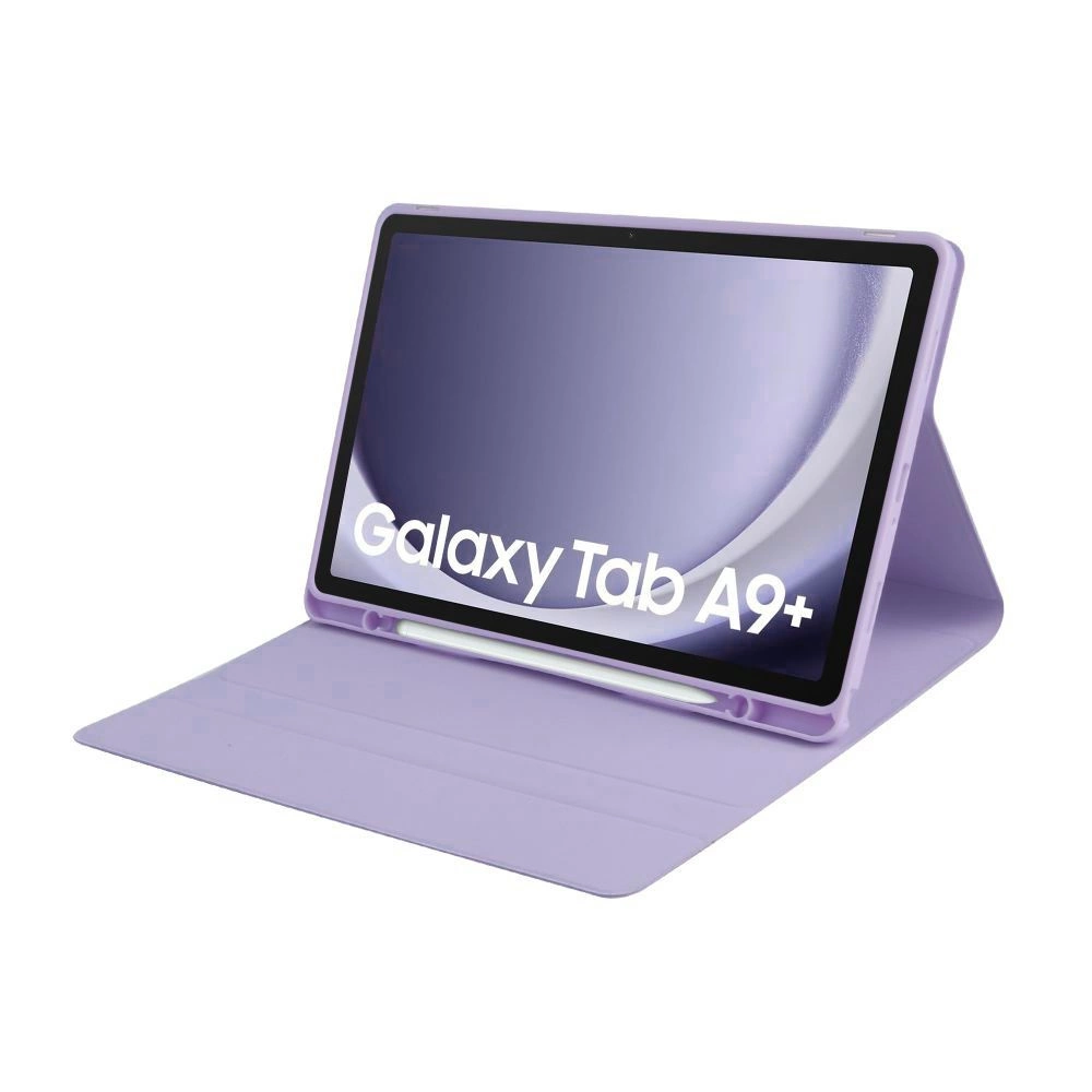 Samsung Galaxy Tab A9+ Plus (SM-X210, X215, X216B) Tech-Protect SC Pen Case Cover with Bluetooth Keyboard, Purple |...