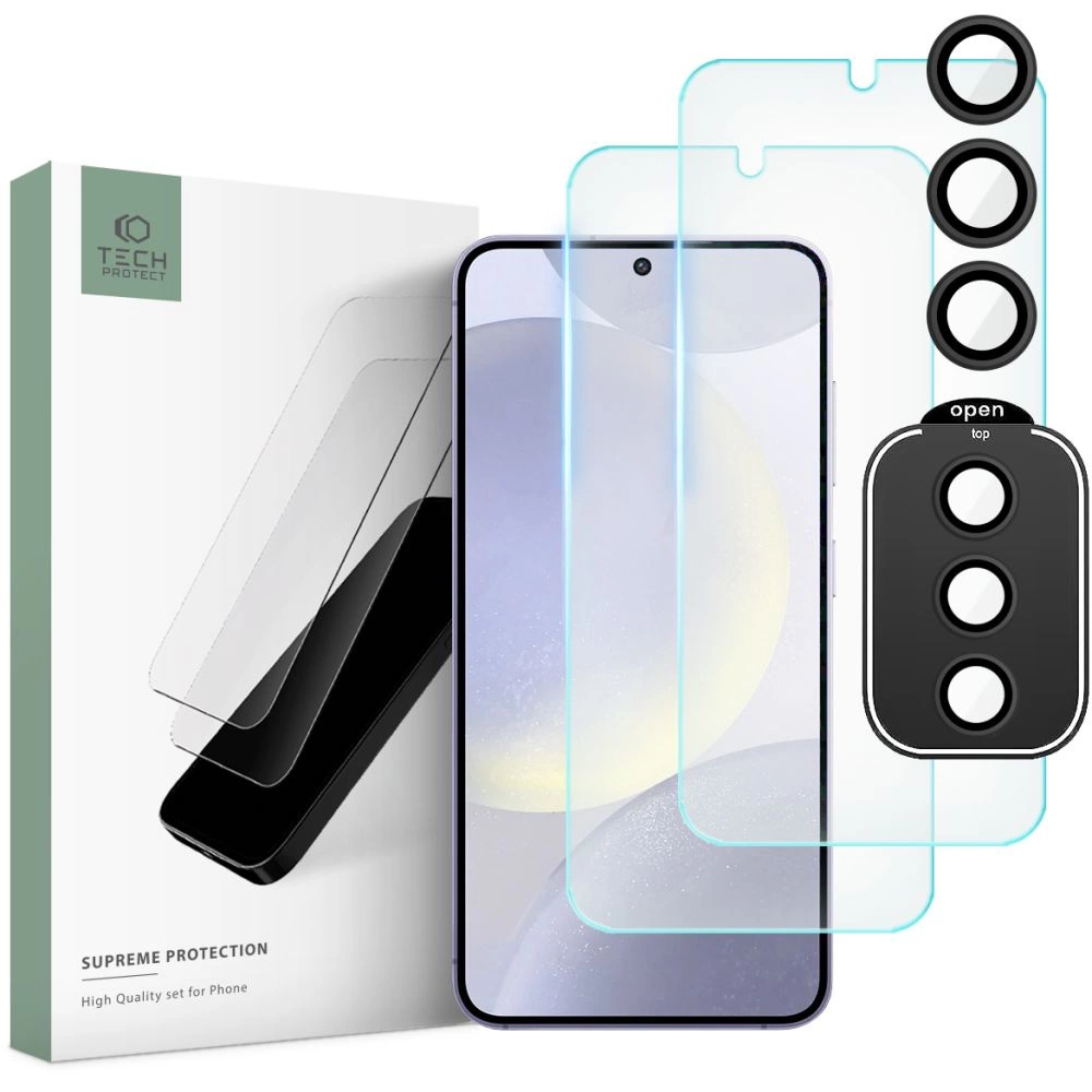 Samsung Galaxy S24+ Plus (SM-S926) Tech-Protect Supreme Tempered Glass 2x + Camera Glass