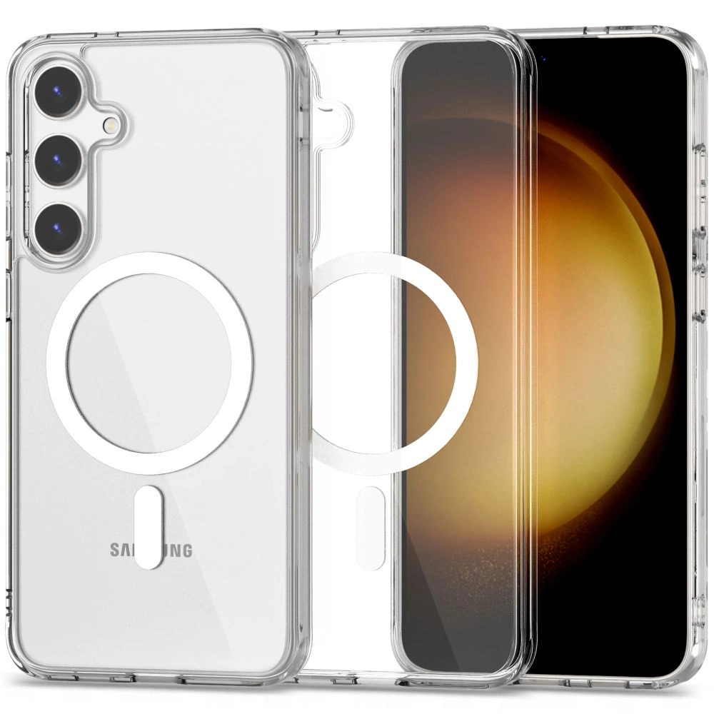 Samsung Galaxy S24 (SM-S921) Tech-Protect FlexAir Hybrid MagSafe Cover Case, Transparent | Чехол Кабура...