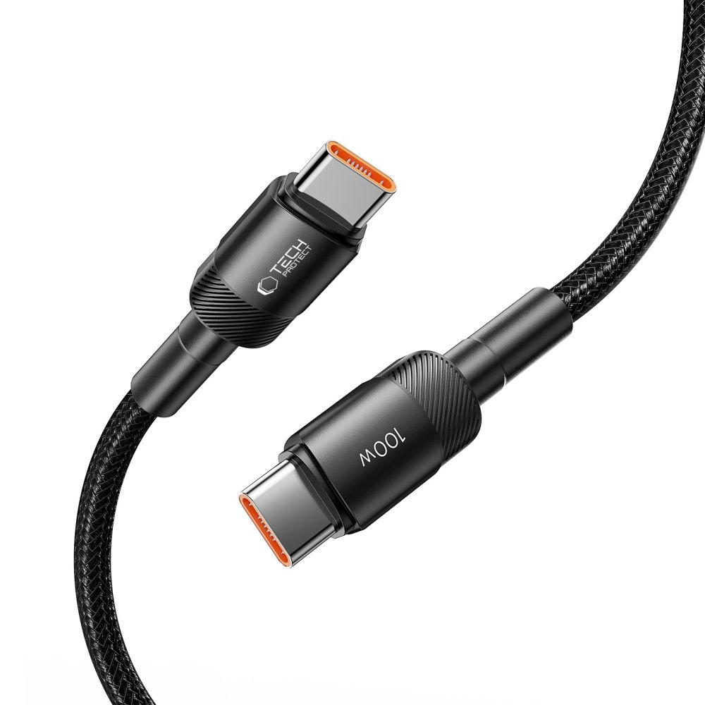 Кабель Tech-Protect UltraBoost Evo USB-C / PD 100W 5A 3м - черный