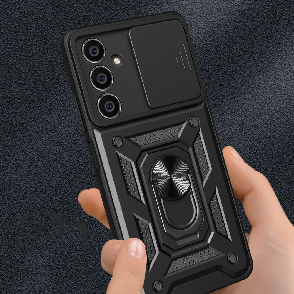 Samsung Galaxy A05s ( SM-A057F/DS ) Tech-Protect CamShield Pro Case Cover, Black