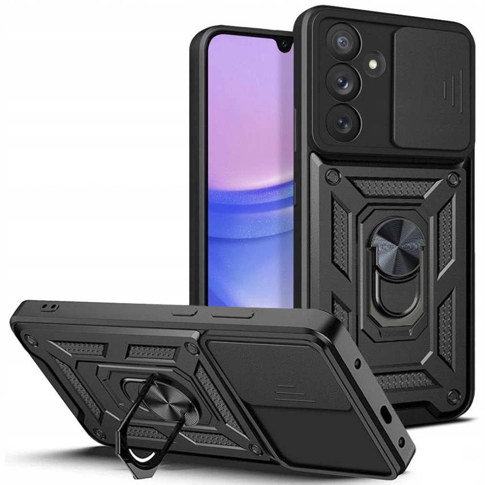 Samsung Galaxy A25 5G (A256E) Tech-Protect CamShield Pro Case Cover, Black