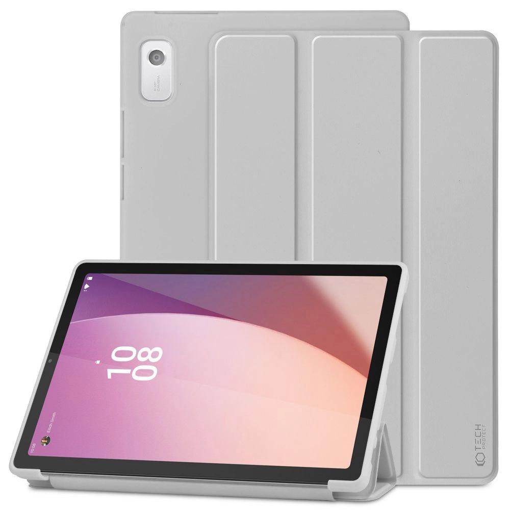 Lenovo Tab M9 (TB310FU) Trifold Tech-Protect SmartCase Protective Cover Case, Gray | Planšetes Vāciņš Maciņš...