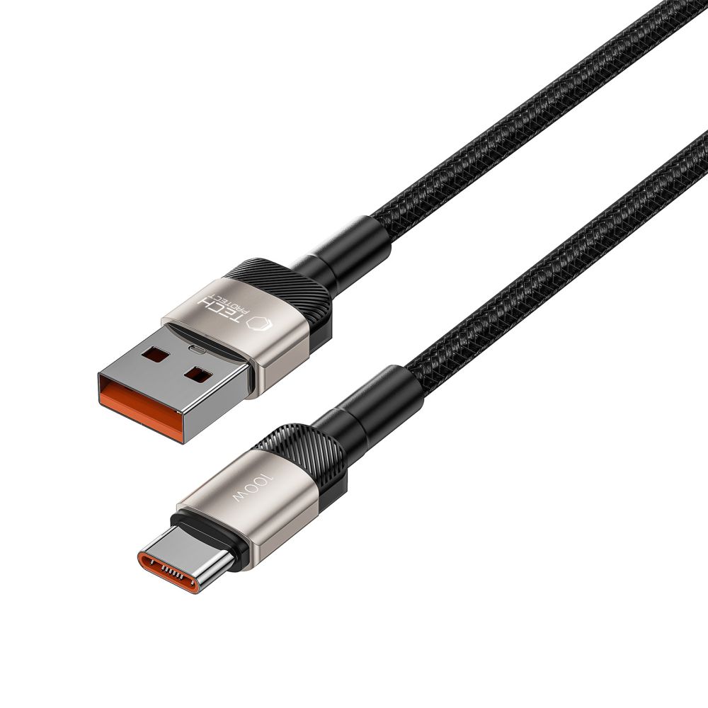 Tech-Protect UltraBoost Evo USB-C / USB-A Cable 100W 2m, Titanium