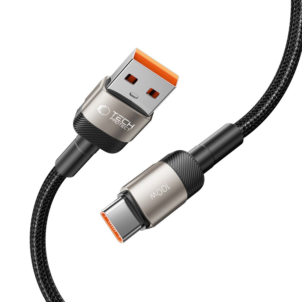 Tech-Protect UltraBoost Evo USB-C / USB-A Cable 100W 2m, Titanium
