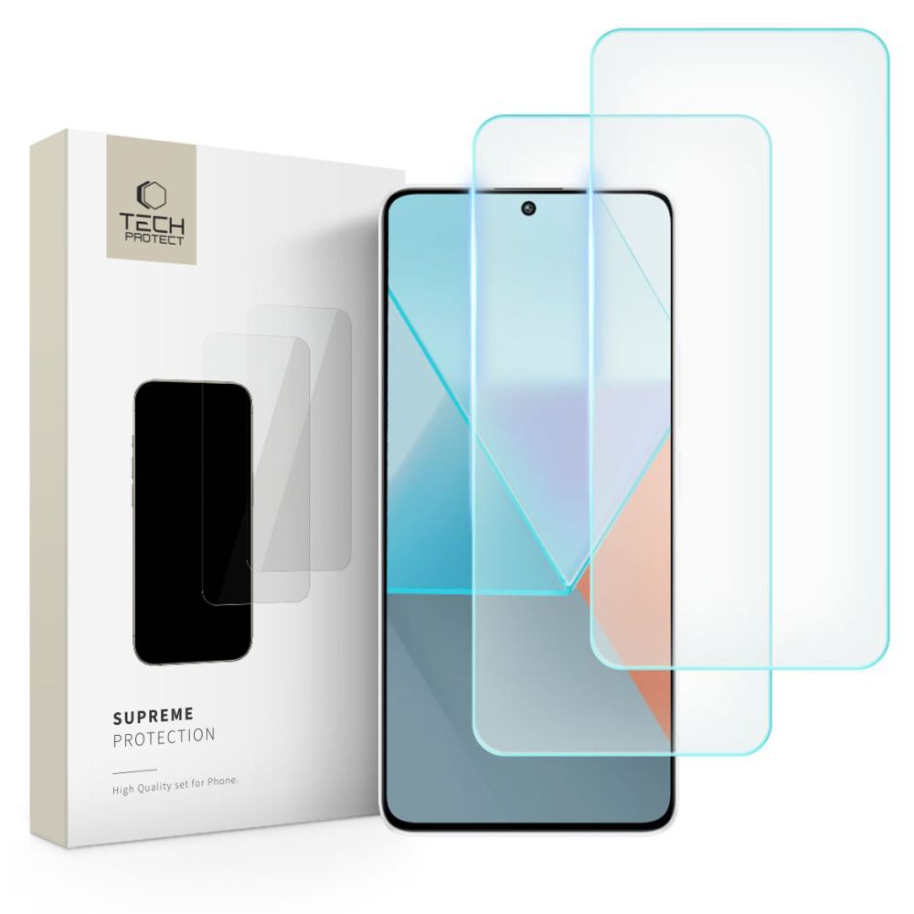 Xiaomi Redmi Note 13 / 13 Pro / 4G / 5G Tech-Protect Supreme Tempered Glass 2x