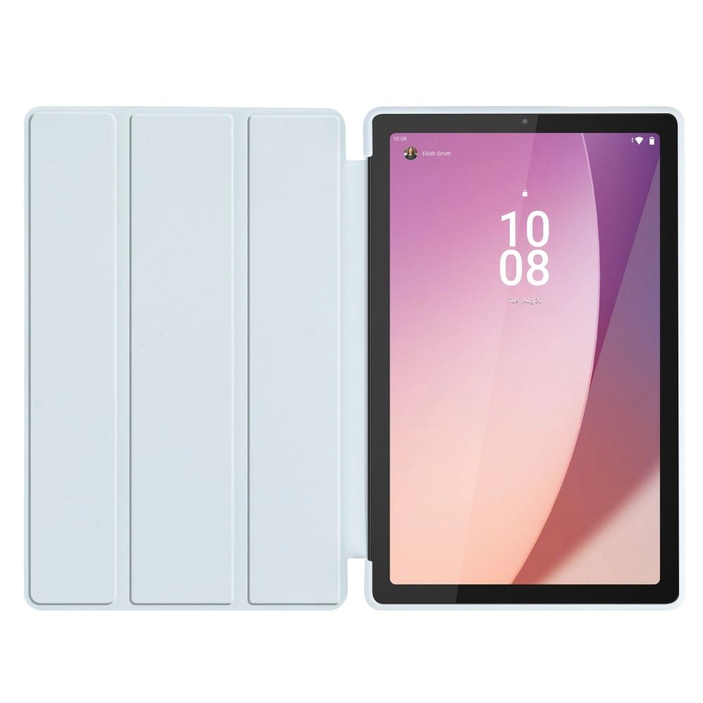 Lenovo Tab M9 (TB310FU) Trifold Tech-Protect SmartCase Protective Cover Case, Blue with Sakura