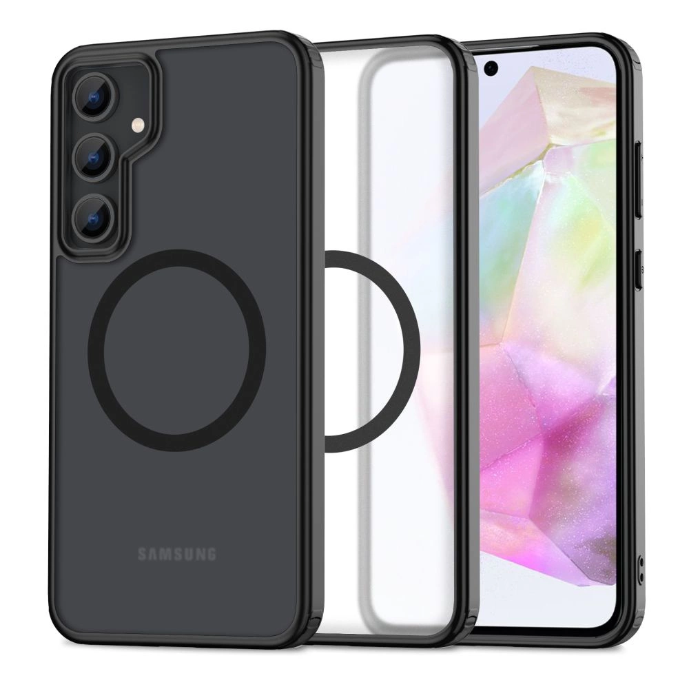 Samsung Galaxy A35 ( SM-A356E/DS ) Tech-Protect MagMat MagSafe Case Cover, Matte Black | Telefona Vāciņš Maciņš...