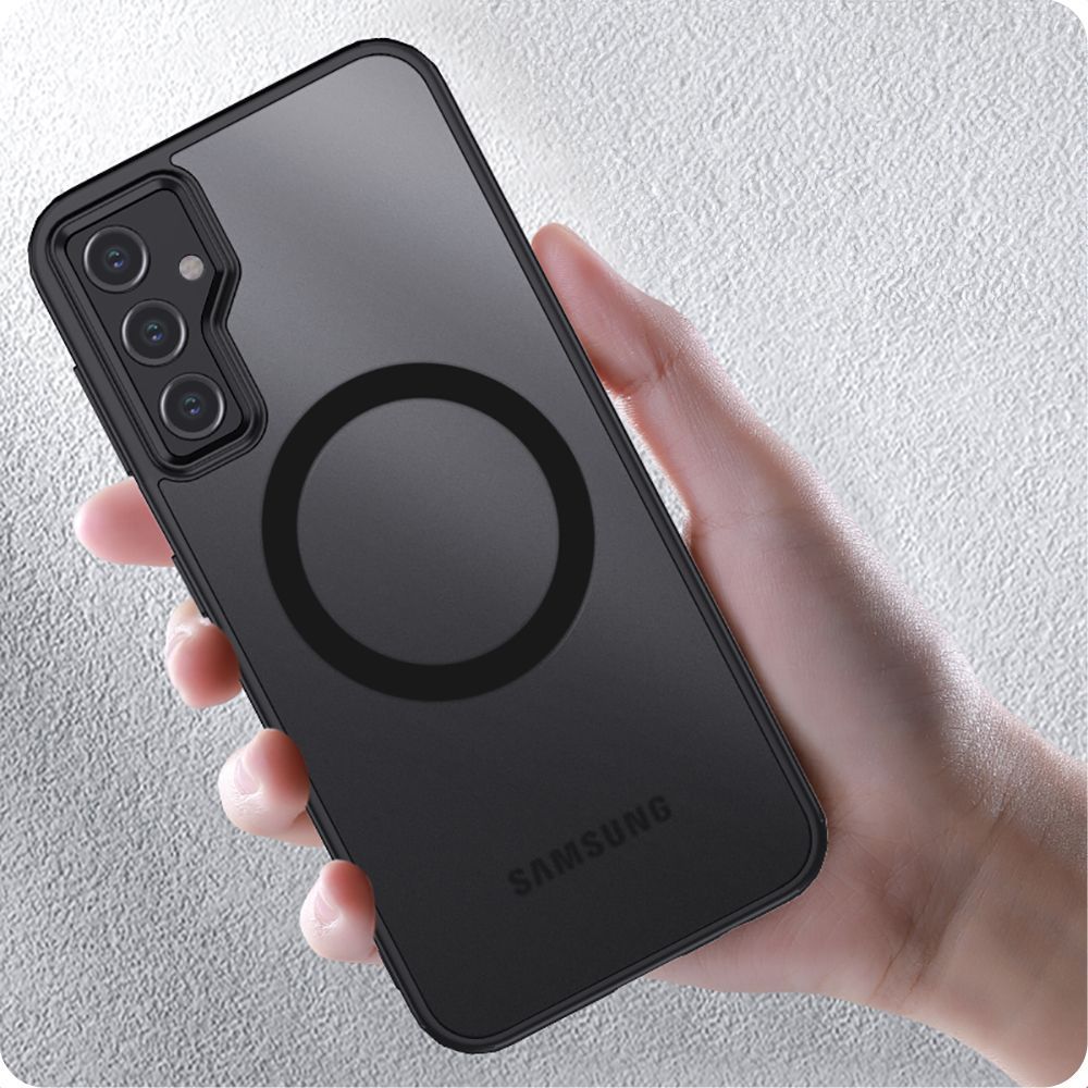 Tech-Protect MagMat MagSafe Case for Samsung Galaxy A55 5G, Matte Black