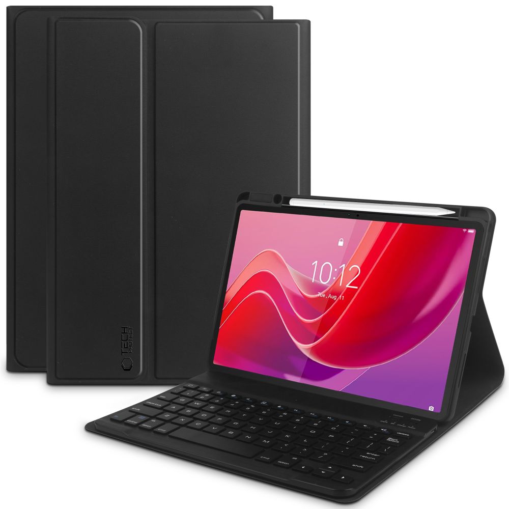 Lenovo Tab M11 11\'\' (TB-330FU) Tech-Protect SC Pen Case Cover with Bluetooth Keyboard, Black | Чехол...