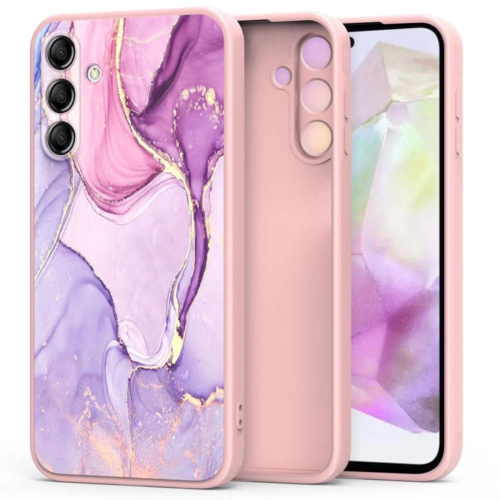 Samsung Galaxy A35 ( SM-A356E/DS ) Tech-Protect Icon Case Cover, Pink and Purple | Telefona Vāciņš Maciņš Apvalks...