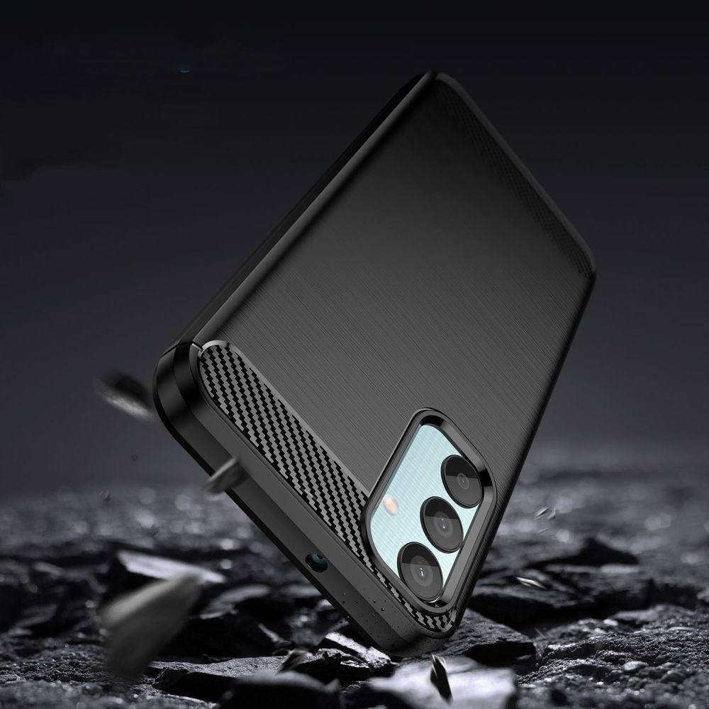 Tech-Protect Samsung Galaxy M15 5G vāciņš TPUCarbon, melns