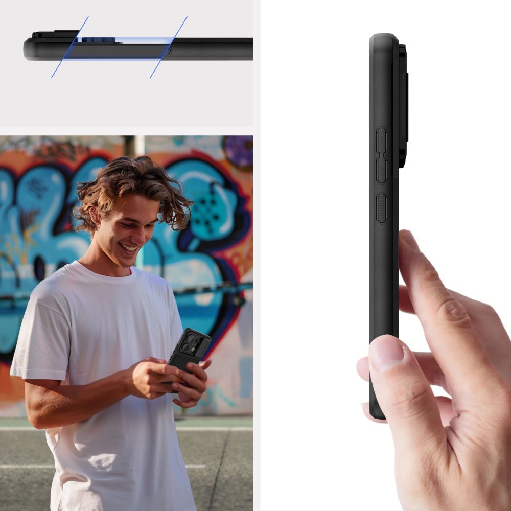 Чехол Tech-Protect Velar Cam+ для Xiaomi Redmi Note 13 Pro 5G / Poco X6 5G Черный