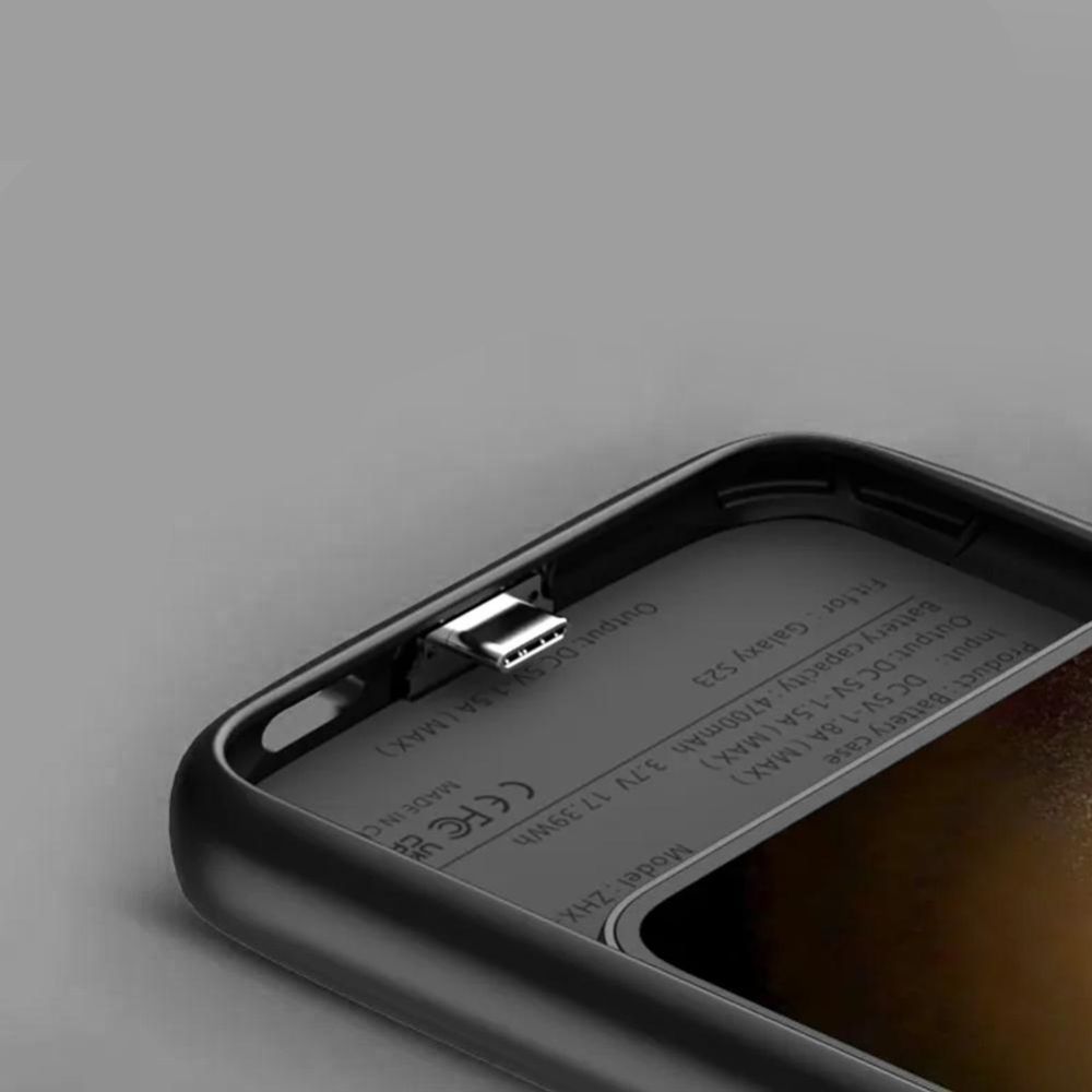 Samsung Galaxy S24 Ultra (SM-S928) Tech-Protect PowerCase with 5000mAh Powerbank Case Cover, Black | Telefona Vāciņš...