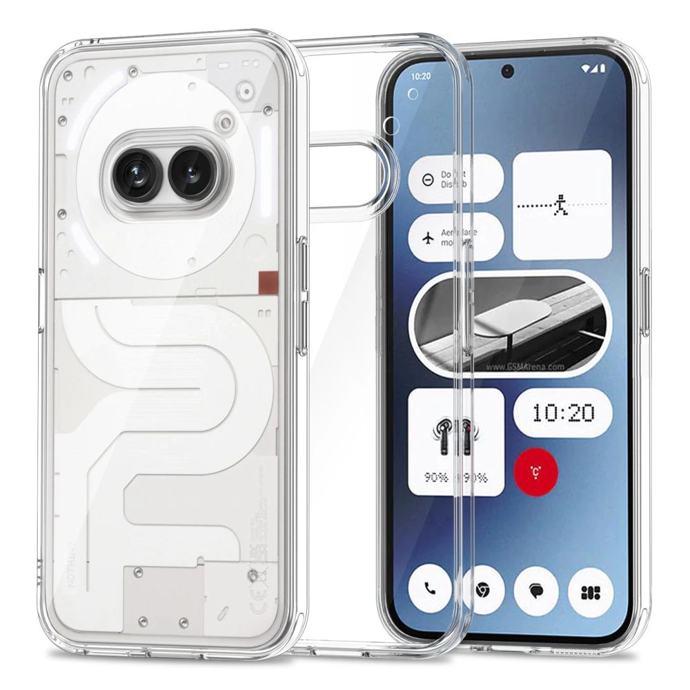 Nothing Phone 2A Tech-Protect FlexAir Hybrid Cover Case, Transparent | Telefona Maciņš Vāciņš Apvalks Bampers