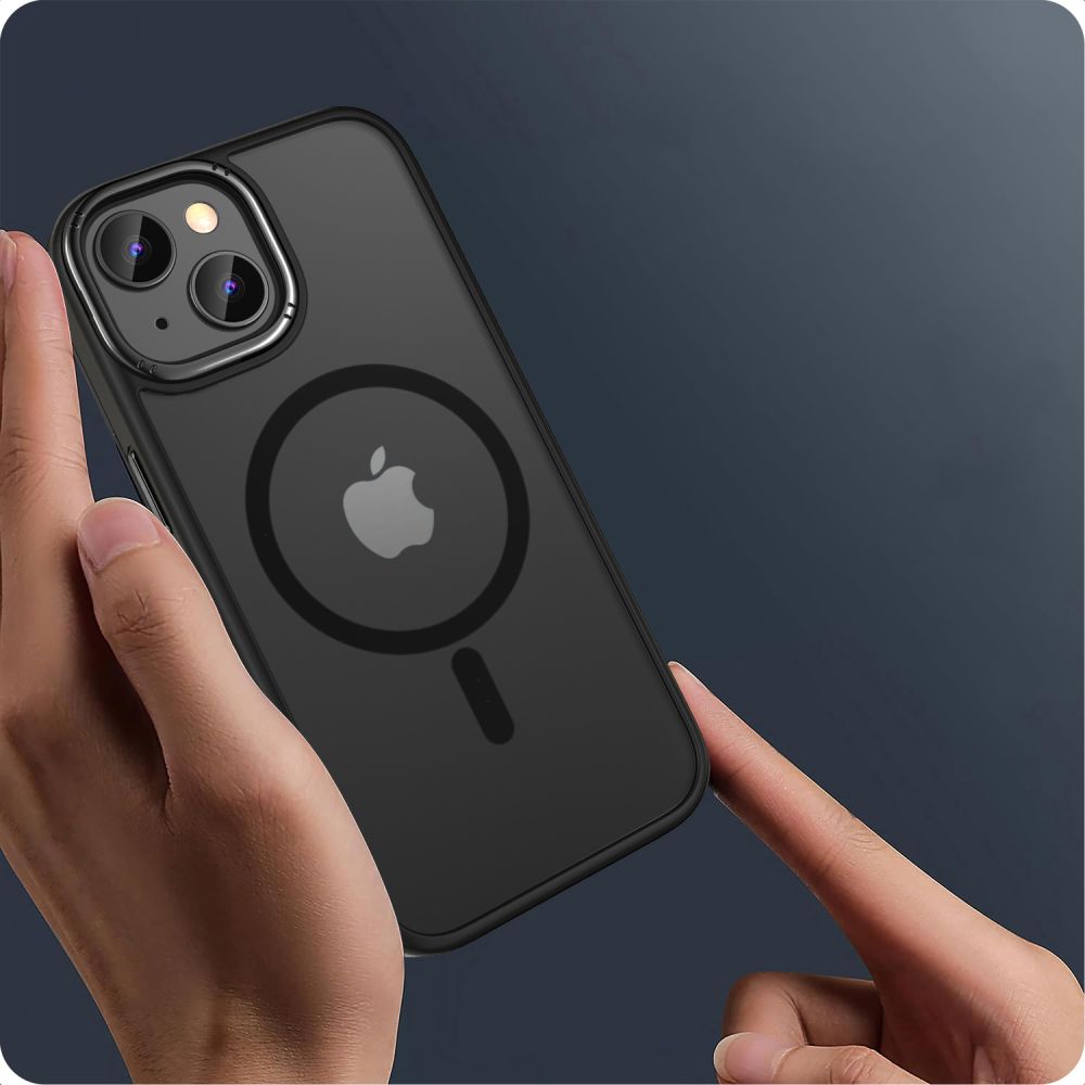 Чехол Tech-Protect для iPhone 15 MagMat 2 MagSafe, матовый черный