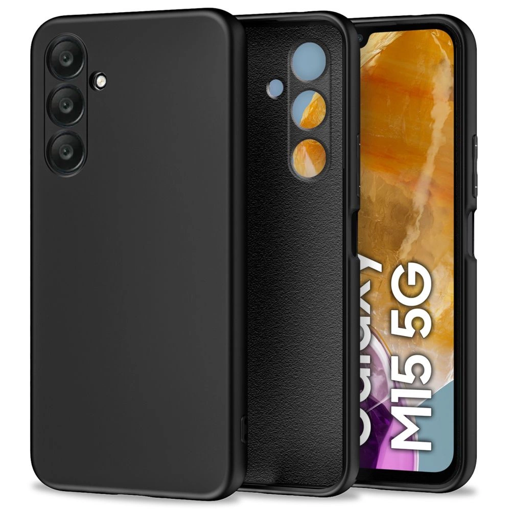 Samsung Galaxy M15 5G Tech-Protect Icon Case Cover, Black | Telefona Vāciņš Maciņš Apvalks Bamperis