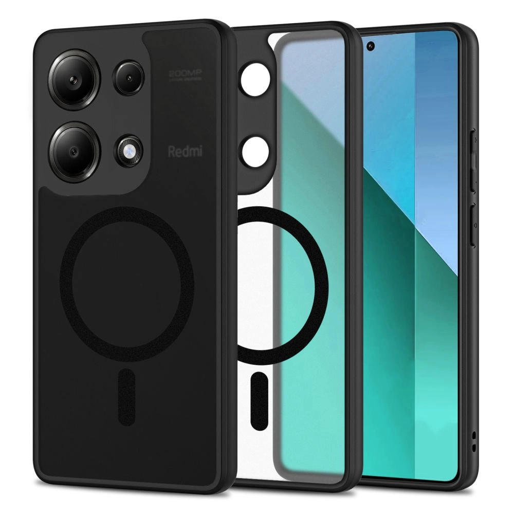 Xiaomi Redmi Note 13 4G / LTE Tech-Protect MagMat MagSafe Case Cover, Black | Чехол Обложка Бампер...