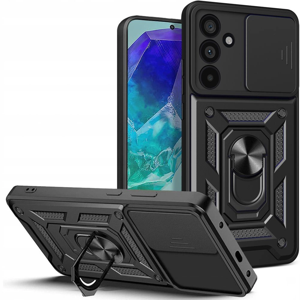 Samsung Galaxy M55 5G Tech-Protect CamShield Pro Case Cover, Black