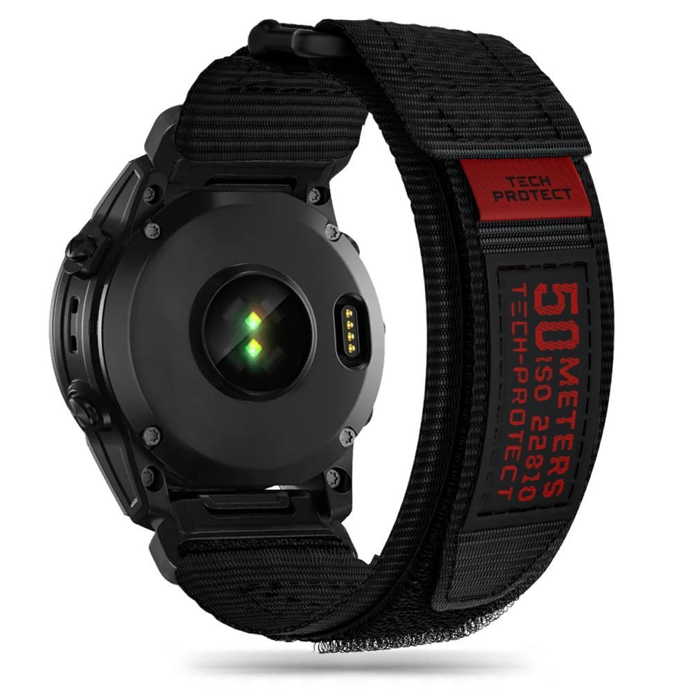 Tech-Protect Scout Pro Strap for Garmin Fenix ​​3 / 5X / 3HR / 5X Plus / 6X / 6X Pro / 7X - Black