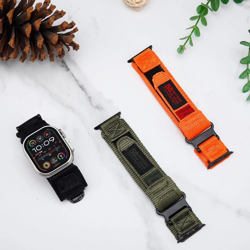 Tech-Protect Scout Pro Strap for Apple Watch 4 / 5 / 6 / 7 / 8 / 9 / SE / Ultra 1 / 2 (42/44/45/49 mm) - Black
