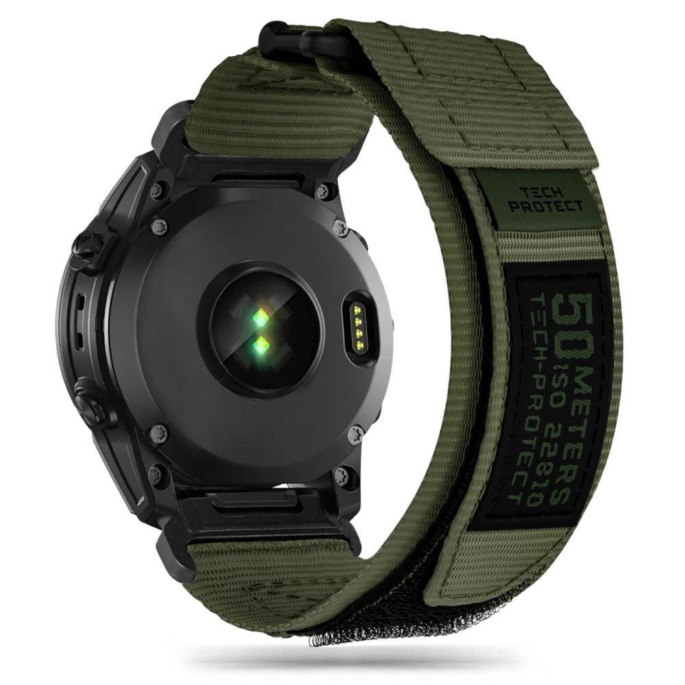 Ремешок Tech-Protect Scout Pro для Garmin Fenix 5 / 6 7 - зеленый