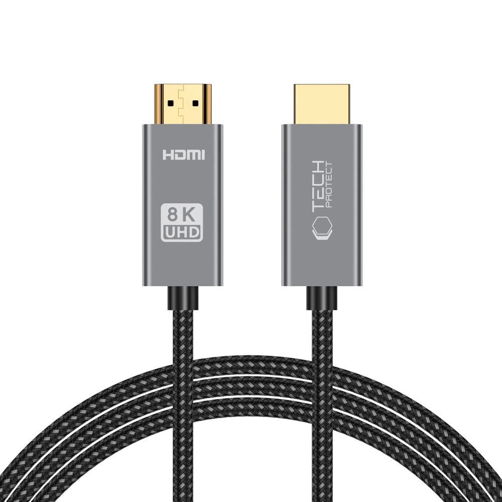 Tech-Protect UltraBoost HDMI 2.1 / 4K 120Hz 8K 60HZ Cable 2m - Black