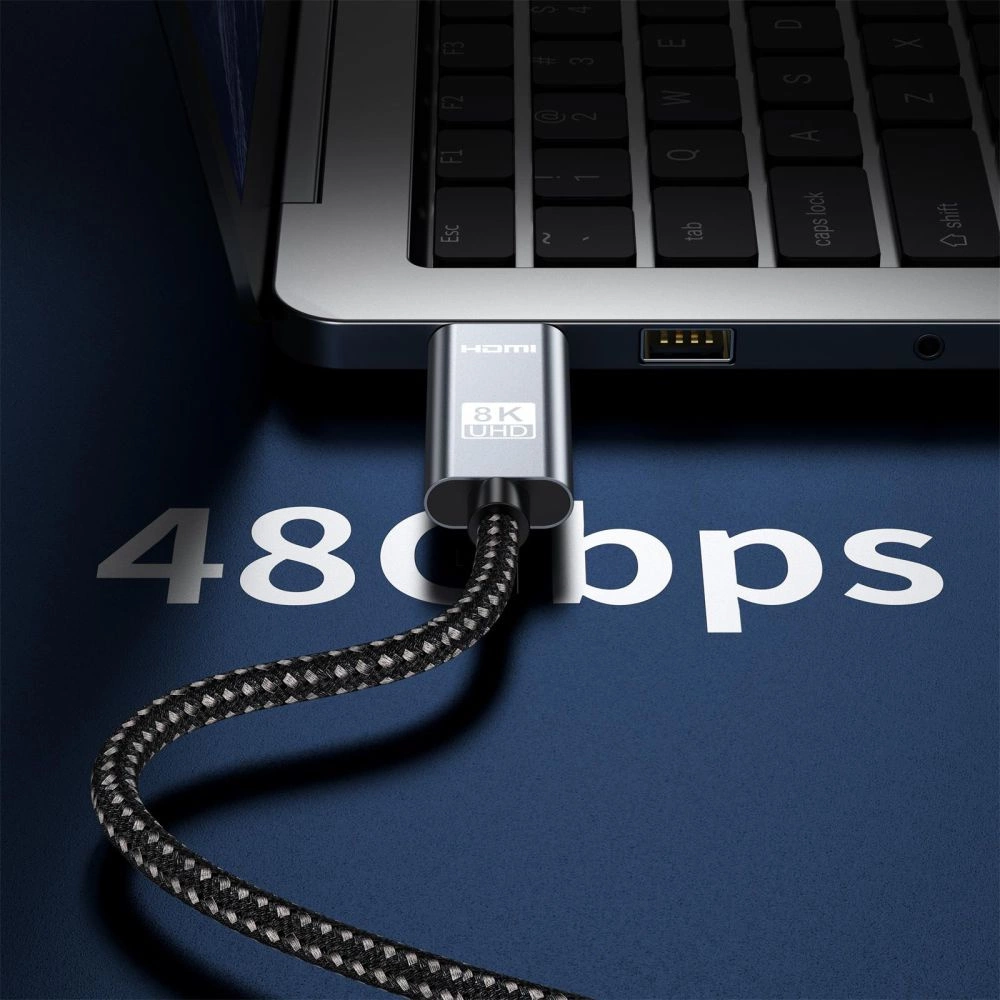 Tech-Protect UltraBoost HDMI 2.1 / 4K 120Hz 8K 60HZ Cable 2m - Black