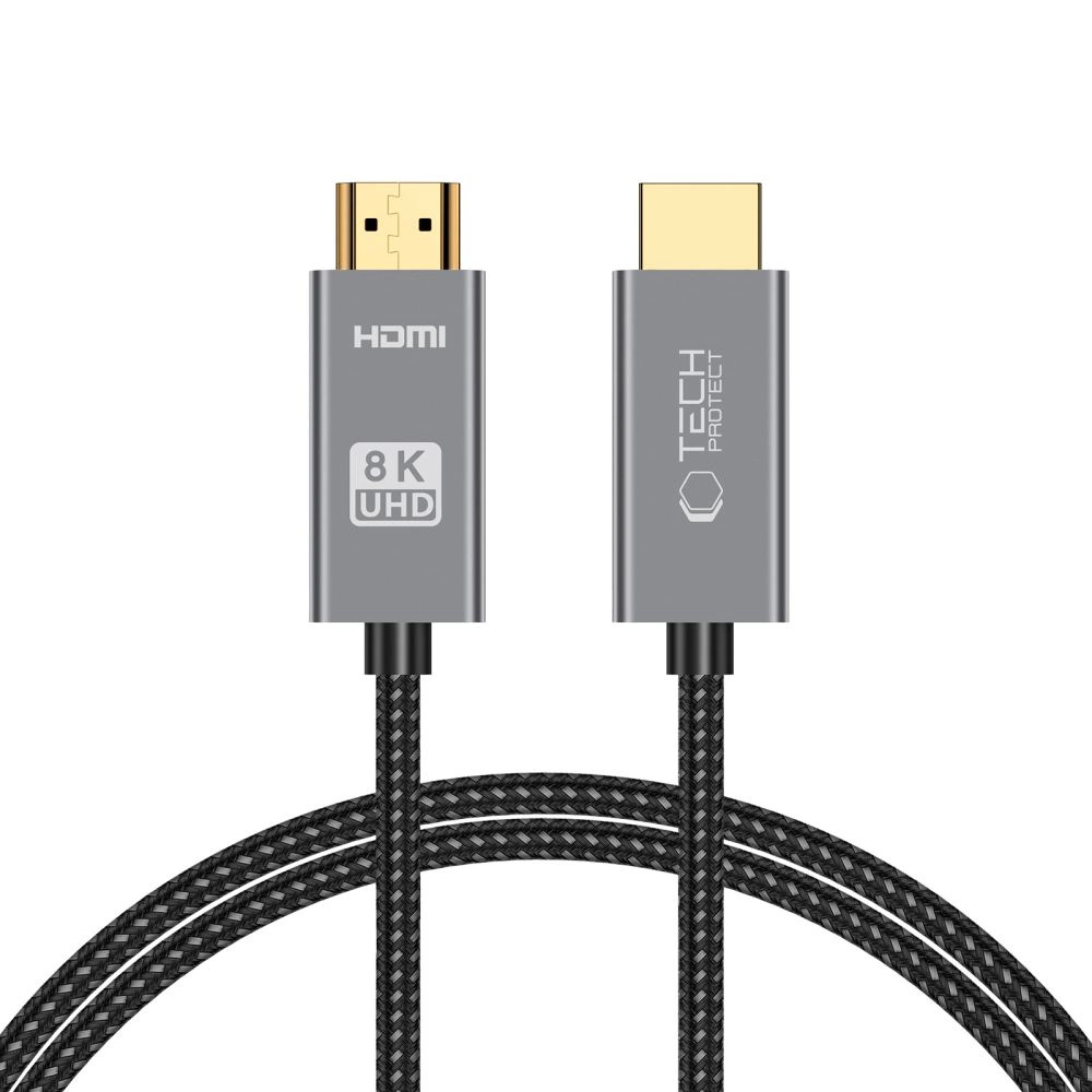 Tech-Protect UltraBoost HDMI 2.1 / 4K 120Hz 8K 60HZ Cable 1m - Black