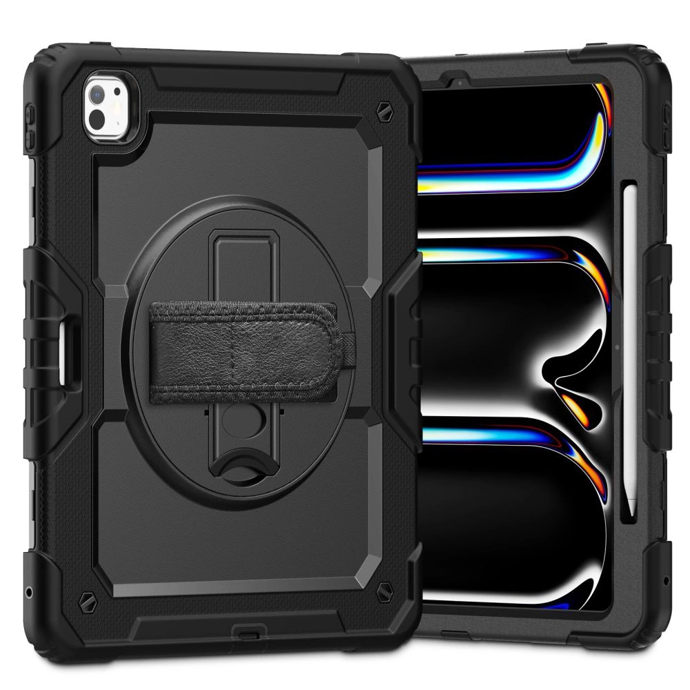Apple iPad Pro 13'' (2024) (A2926 A2925) Tech-Protect Solid360 Cover Case, Black | Planšetes Vāciņš Maciņš...