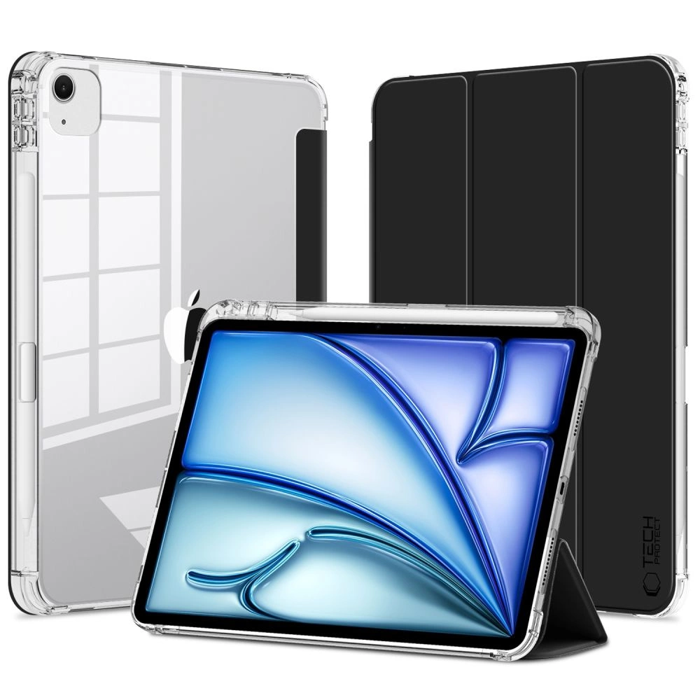 Apple iPad Air 13'' (2024) (A2903 A2898) Tech-Protect SC Pen Hybrid Cover Case, Black | Чехол Книжка для...