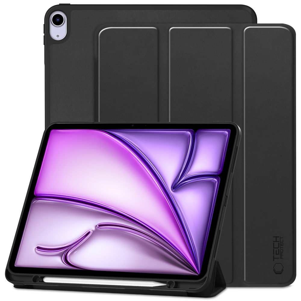 Чехол-книжка Tech-Protect SmartCase Pen для iPad Air 13" (2024-2026) - Черный